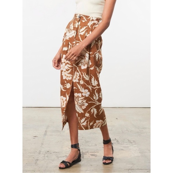NWOT Mara Hoffman Midi Floral Florence Pencil Skirt - Picture 4 of 7